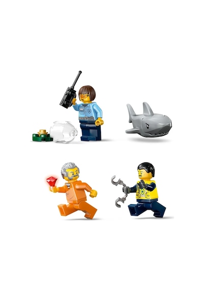 LEGO® City Polis Teknesi Takibi 60456 - 6 Yaş ve Üzeri Çocuklar için Yaratıcı Oyuncak Yapım Seti (264 Parça)