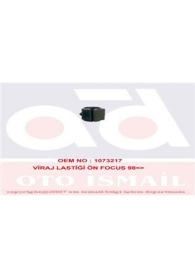 MKS 1500 Viraj Demir Lastiği Ön Focus 98-04 Focus I 98-04