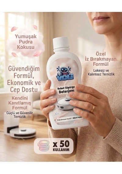 Robot Süpürge Deterjanı & Mop Temizleme Sıvısı 3lü Ekonomik Paket 500 Ml X 3 150 Kullanım