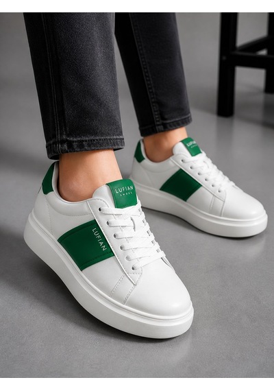 Lufian 121230055 Luna Deri Unisex Sneaker Ayakkabı Yeşil