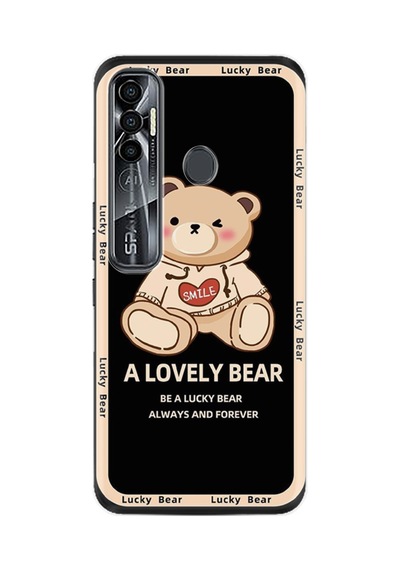 Tecno Spark 7 Pro Kılıf Boutique Baskılı Resimli Lovely Bear Pcode -094