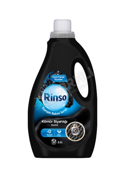 2 Adet Rinso Kömür Siyahlığı Sıvı Deterjan 2500 Ml Diğer