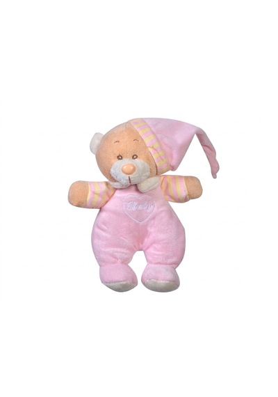 Peluş Uyku Arkadaşım Sevimli Ayı Pembe Açık Pembe