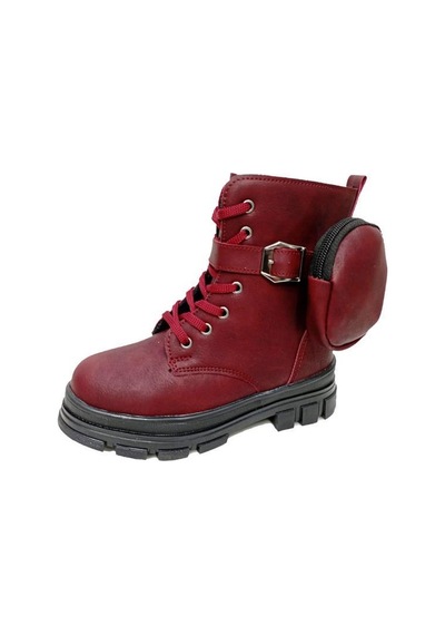 Arvento 0838f Yağlı Deri Çocuk Postal Bot Bordo