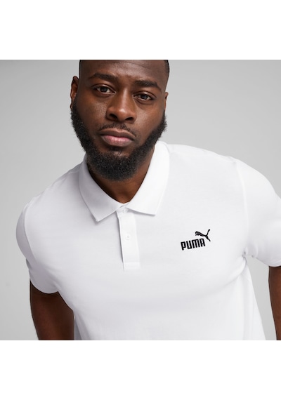 Puma Essentials Erkek Beyaz Polo Tişört 682552-02 Beyaz