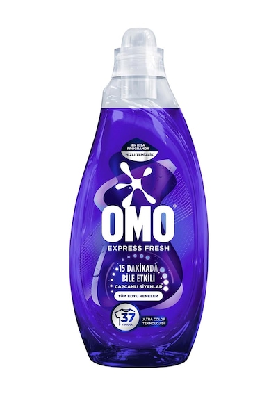 Express Fresh Capcanlı Siyahlar Tüm Koyu Renkler Sıvı Çamaşır Deterjanı 1480 Ml 0.75 LT - 2.5 LT - 12 KG