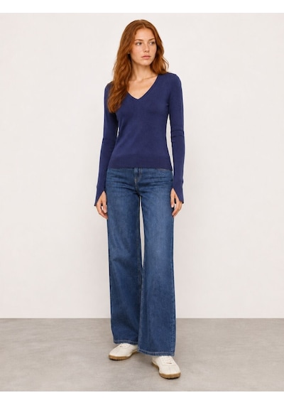 Loft Regular Fit Kadın Kazak Lf2044858 Q1.v1 Lacivert