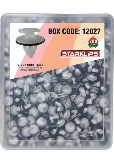 Set Kutu Klips 7703077111 Renault 6995 A3 Citroen Ford W705254 W7