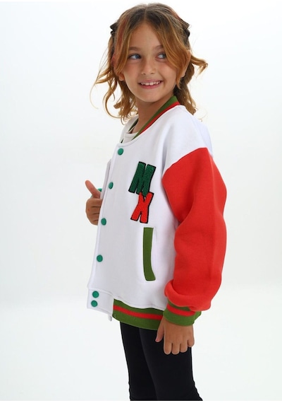 My Kids Wear Üç İplik Cepli Kolej Ceketler Haki