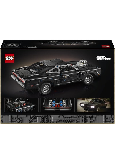 LEGO® Technic Fast and Furious Dodge Charger R/T Araba 42231 - Yetişkinler için V8 Motor İçeren Model Yapım Seti (1516 Parça)