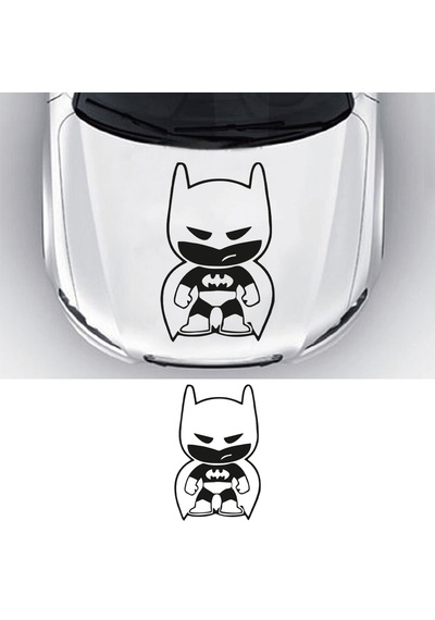 Batman Sticker, Oto Sticker, Kelebek Cam Sticker Motor Sticker 20x12.5 Cm