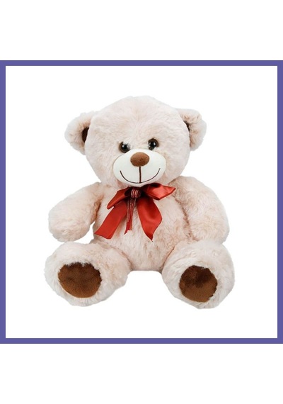 Bezos Nessiworld Puffy Friends Sevimli Peluş Ayı 30 Cm Nıda Çok Renkli
