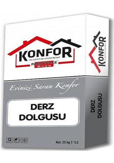 Konfor Derz Dolgu Silikonlu Gri 20 KG N11.259