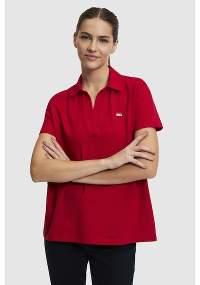 U.S. Polo Assn. U.s. Polo Assn. Kadın Kırmızı Tişört Basic 50323447-vr171 Basıc Kırmızı