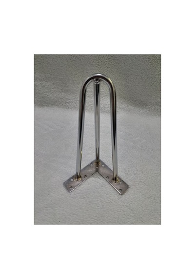 20 Cm Metal 4 Adet Gümüş Metal Mobilya Ayakları Gümüş