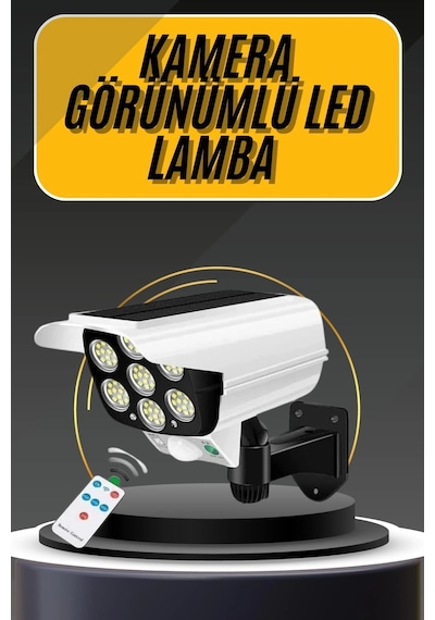 Kargo Led Lamba-güneş Paneli Destekli Uzaktan Kumandalı Solar Led Lamba Najmaddin