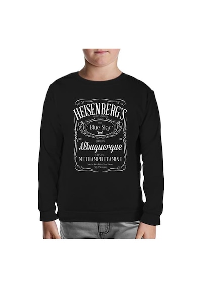 Lord Tshirt Breaking Bad - Heisenberg'S Siyah Çocuk Sweatshirt