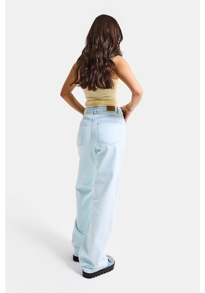 Itsbasic Kadın Bebe Mavi 3s6-103 Loose Fit Özel Yıkama Tasarım Denim Jean Itsbasic Kadın Bebe Mavi 3s6-103 Loose Fit Özel Yıkama Tasarım Denim Jean
