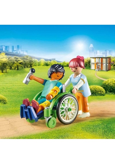 Playmobil Patient In Wheelchair