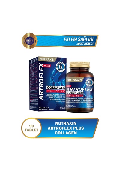 Artroflex Plus Collagen Tip Iı Kolajen, Glukozamin, Kondroitin, Msm Ve Hyalüronik Asit Şeker Ve Gluten İçermez 90 Tablet
