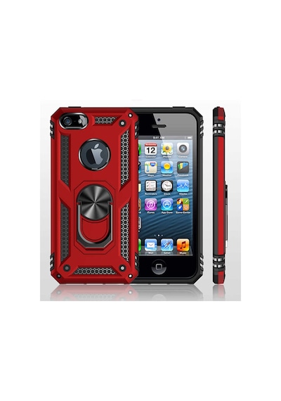 Apple Uyumlu iPhone 5 5S Se Kilif Yüzüklü Zirh Tank Vega 386841650
