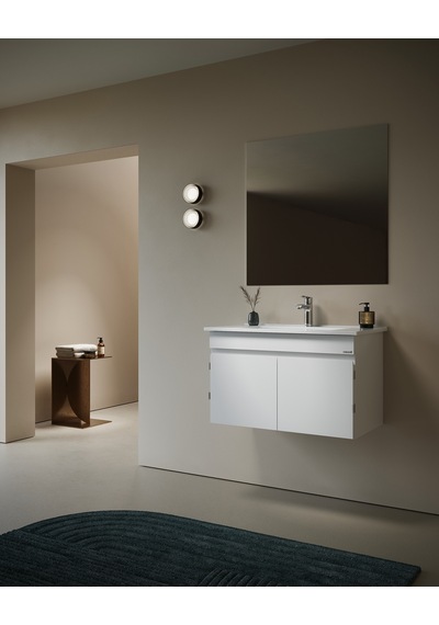 Flexio 65 Cm Kapaklı Katlanabilir Lavabo Dolabı 270 Derece Beyaz Set Flexio 65 Cm Kapaklı Katlanabilir Lavabo Dolabı 270 Derece Beyaz Set
