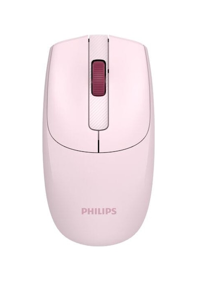 Philips Uyumlu  Spk7398p Kablosuz 1600dpı Sessiz Optik Mouse Pembe Diğer