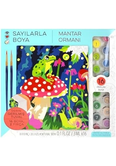 Craft And Arts Numaralarla Boya Seti Mantar 9207