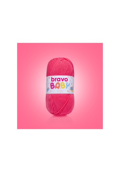 Baby Tüylenmez Anti Pilling Bebek Yünü 100 Gr 250 Metre Renk Kodu: 525 Şeker Pembe