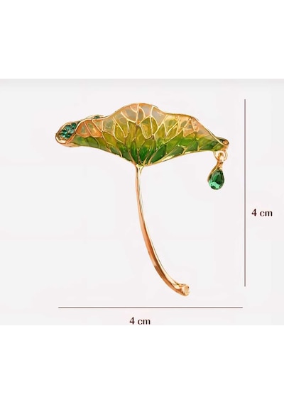Gül, Lotus, Lale, Çiçek Broşları Renkli
