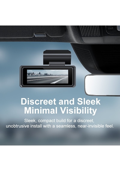 Çeşithane 4k + 1080p Çift Araç İçi Kamera -, Wi-fi Ve Uygulama Destekli, 170 Geniş Açılı, Gece Görü