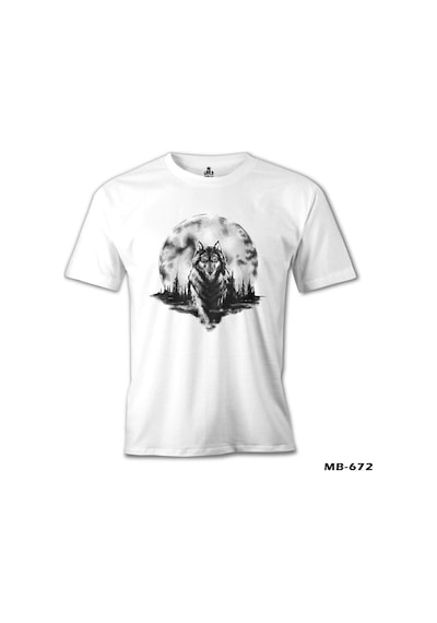 Kurt Ve Ay 2 Beyaz Erkek Tshirt