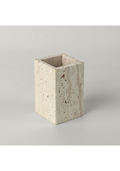 Linens Marble 7x7x11 Cm Diş Fırçalık Çok Renkli