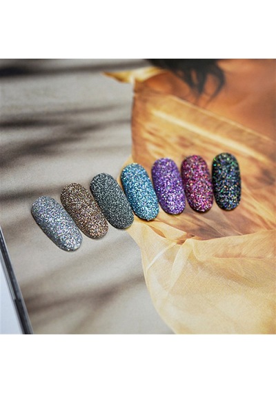 Flash Glow Işığı Yansıtan Pigment Blue 5 Gr - Parlak Mavi Nail Art Tozu