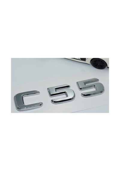 C55 Bagaj Krom Abs 3m 3d Yazı Logo Benz Ile Uyumlu