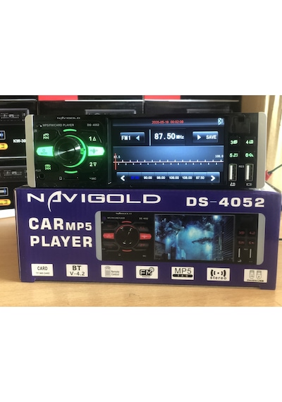 Navigold Ds-4052 Bluetooht 4.1''Ekran+4 45W + Geri Görüş Kamerası