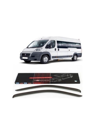 Fiat Ducato Jumper Boxer Mügen Cam Rüzgarlığı 2006-2017 Ön2 Parça