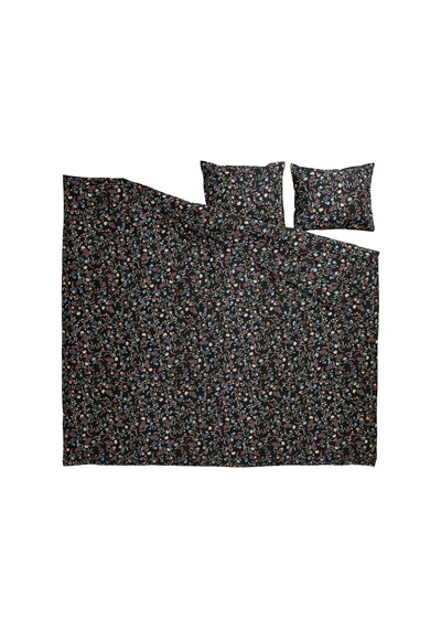 Ikea Brudkrusbär Çift Kişilik Nevresim Takımı 220 X 240 Cm Siyah - Sarı - Kırmızı - Mavi Çok Renkli