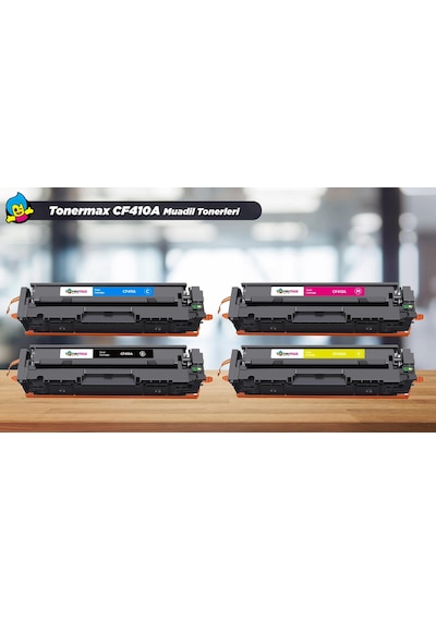 Hp Colour Laserjet Pro Mfp M477dw Uyumlu Toner Takım / Cf410a Takım
