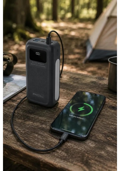 Pw-128 22.5w Pd & Qc Süper Hızlı Şarj Cihazı Powerbank 10.000mah Kendinden Kablolu