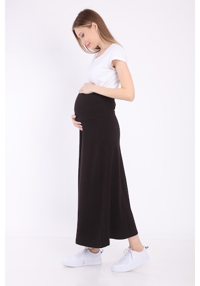 Luvmabelly Myra9030 Beli Ayarlanabilir Hamile Etek -siyah-siyah
