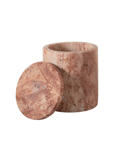 Mudo Home Evelyn Traverten 5'li Banyo Seti Rose Pembe