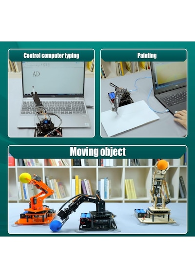 Adeept 5-dof Robotik Kol Kiti - Arduino Ide İle Uyumlu