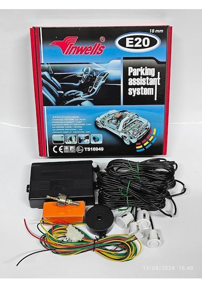 İnwells 18 Mm Yeni Sesli Park Sensörü E20-18mm Beyaz