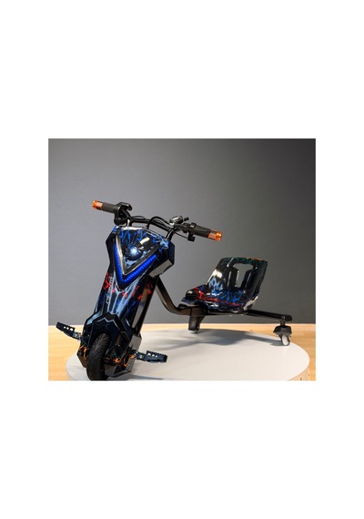 36v 350w Elektrikli Drift Scooter 3 Hızlı 25 Km/h 100 Kg Taşıma Kapasiteli Gümüş Gümüş