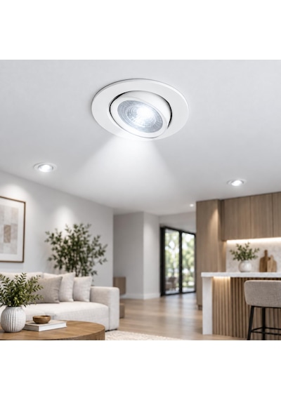 Tr Cata Ct-5204 6'li Set 7w Akik Cob Led Gömme Spot 6400k Beyaz Işık 470 Lm Tavan Aydınlatma Genel