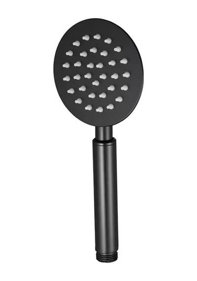 Fause El Duş Başlığı 304 Çelik Metal Oval Siyah Ke103-B Siyah