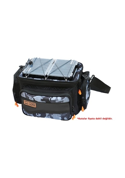Fujin Black Camo Helper Bag - Balıkçı Çantası-789