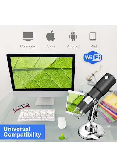 Avps314 1000x Wifi Dijital Mikroskop Android ios İphone İpad Cihazlar için