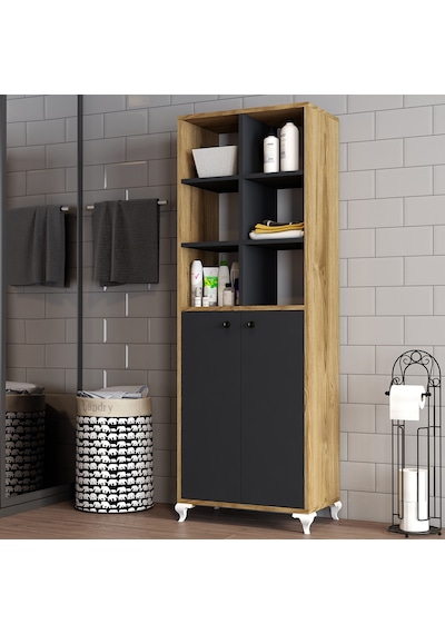 Moxen Mobilya Bdr3 Çok Amaçlı Dolap Raflı MXNBDR3003CVZANTRST